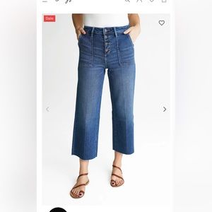 Carly Jean Hendrix Wide Leg Crop Jeans